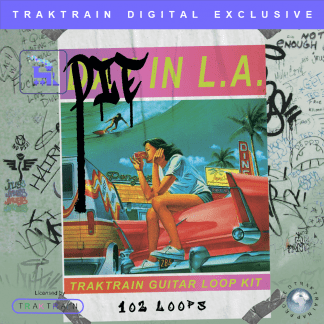 Cover for "Die in L.A." Traktrain Guitar Loop Kit (102 Loops)
