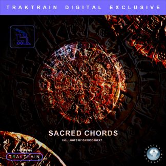 Cover for "Sacred Chords Vol. 1" Guitar Loop Kit (110+ Loops) by CashGotHeat