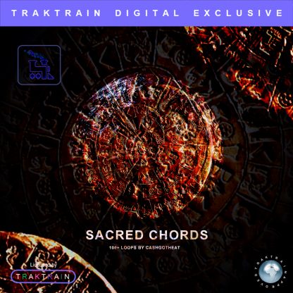 Cover for "Sacred Chords Vol. 1" Guitar Loop Kit (110+ Loops) by CashGotHeat
