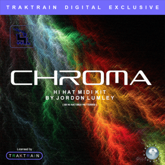 Traktrain Hi-Hat Midi Kit by Jordon Lumley – Chroma (50 Hi-Hat Loops)