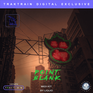 The Point Blank Kit is the perfect starter kit for someone wanting to make fresh, new trap beats in a hurry with 50 MIDI files included and ready to use!